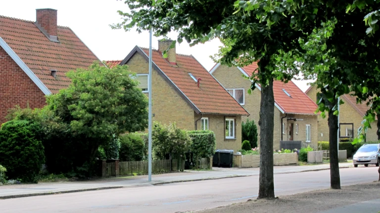 Hus längs Växjögatan i Helsingborg, från bevarandeprogram Husensjö.