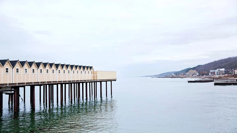 Pålsjöbaden, kallbadhus med bastu.