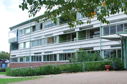 Fasadbild på trygghetsboendet Grönkulla 41.