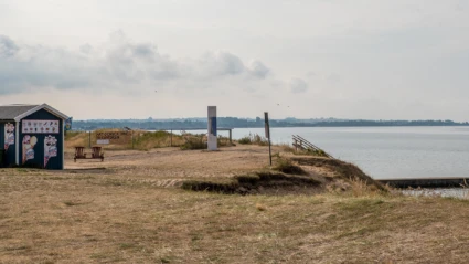 Kiosken vid Knähakens badplats