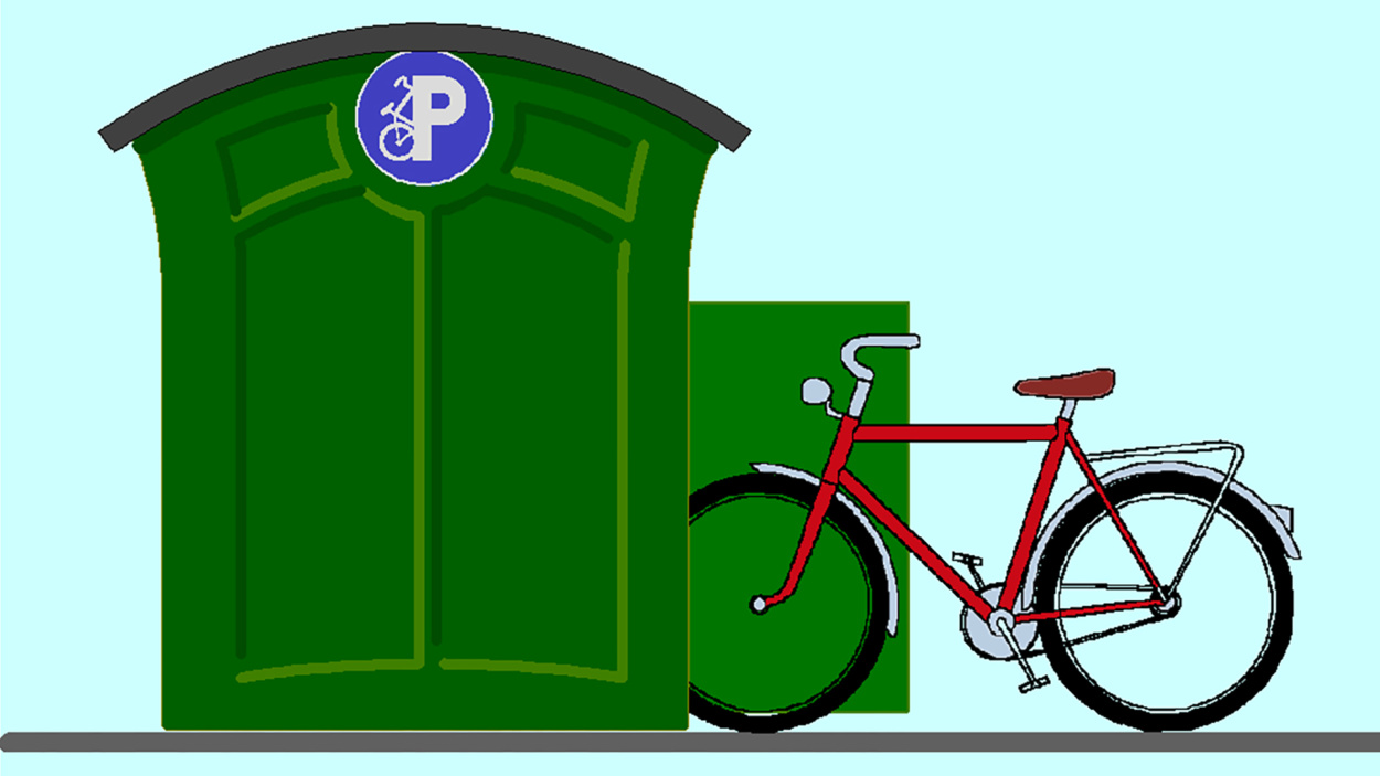 Cykelgarage (illustration: Pendula)