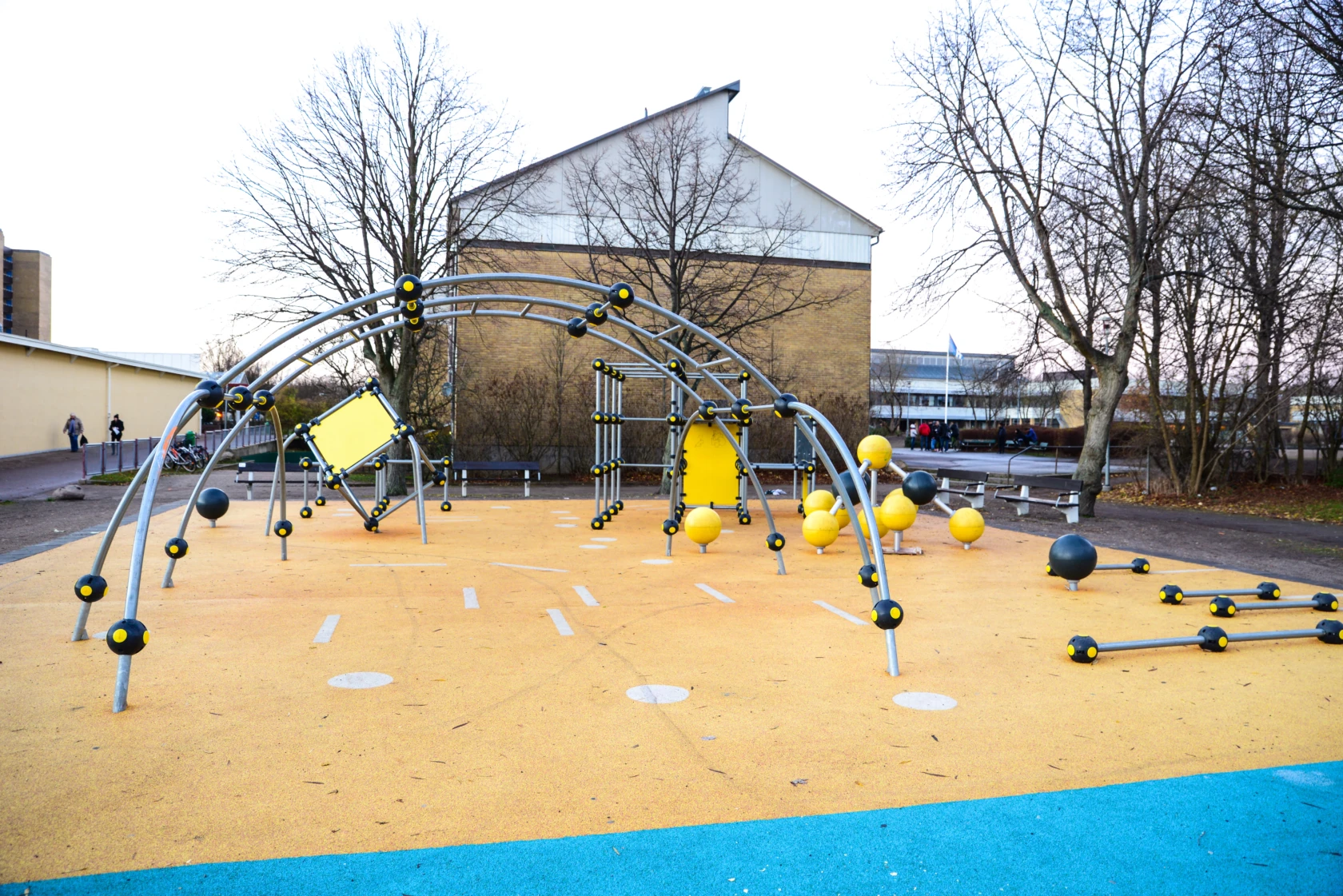 Parkourbanan på Elineberg.