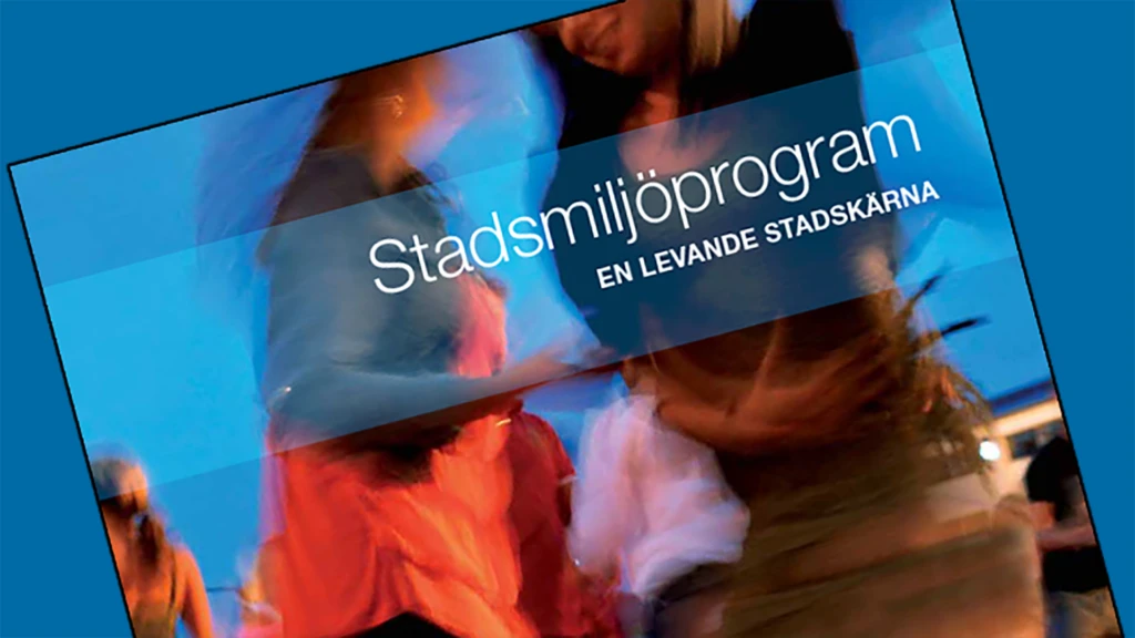 Bild från Helsingborgs stadsmiljöprogram, en levande stadskärna.