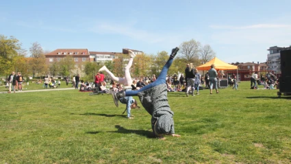 Familjedag i Gubbaparken i Helsingborg.