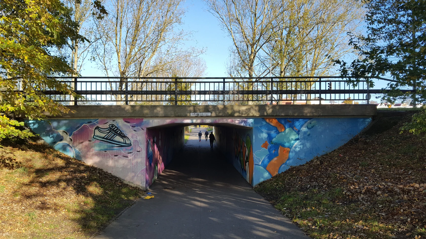 Gång- och cykeltunneln under Vasatorpsvägen