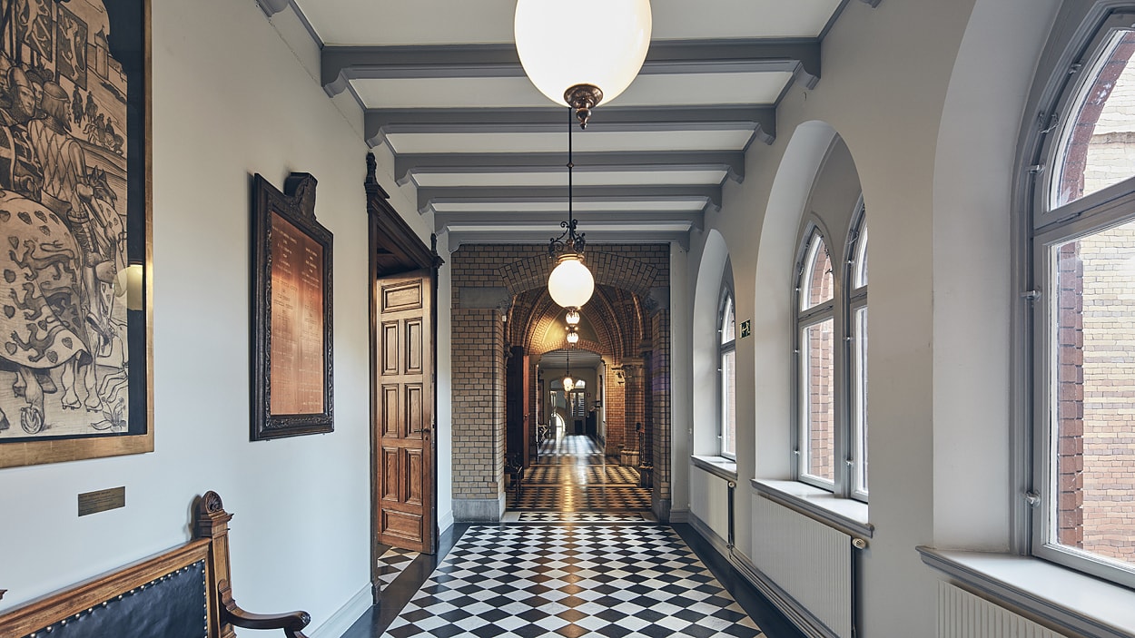 Korridor inne i Rådhuset. Foto: Freddy Billqvist