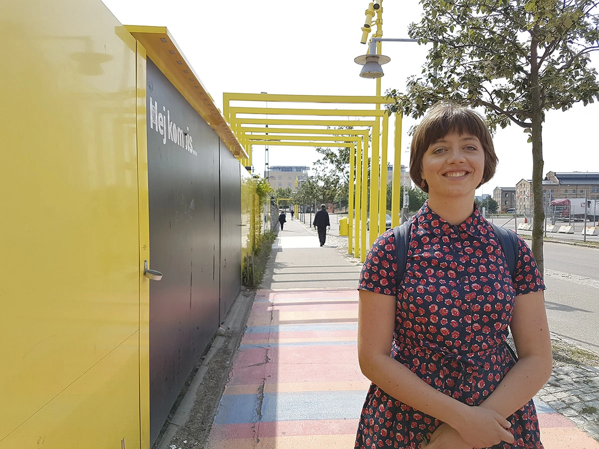 Pernille är en dansk student på Campus i Helsingborg