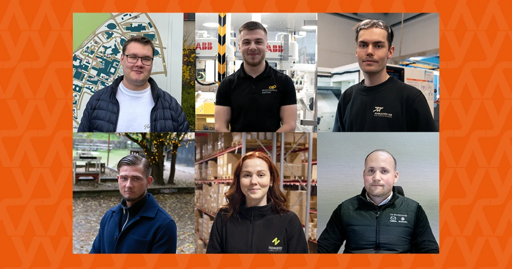 kollage med bilder på personer som intervjuats