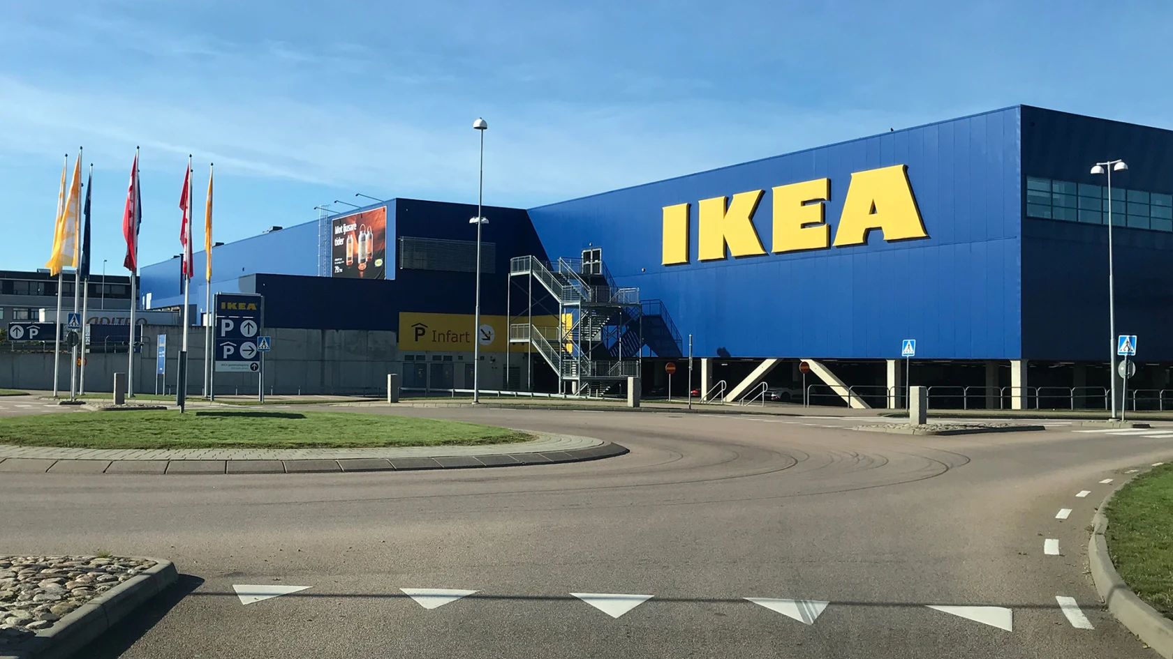 Så här kan en skylt som friliggande bokstäver på fasad se ut
