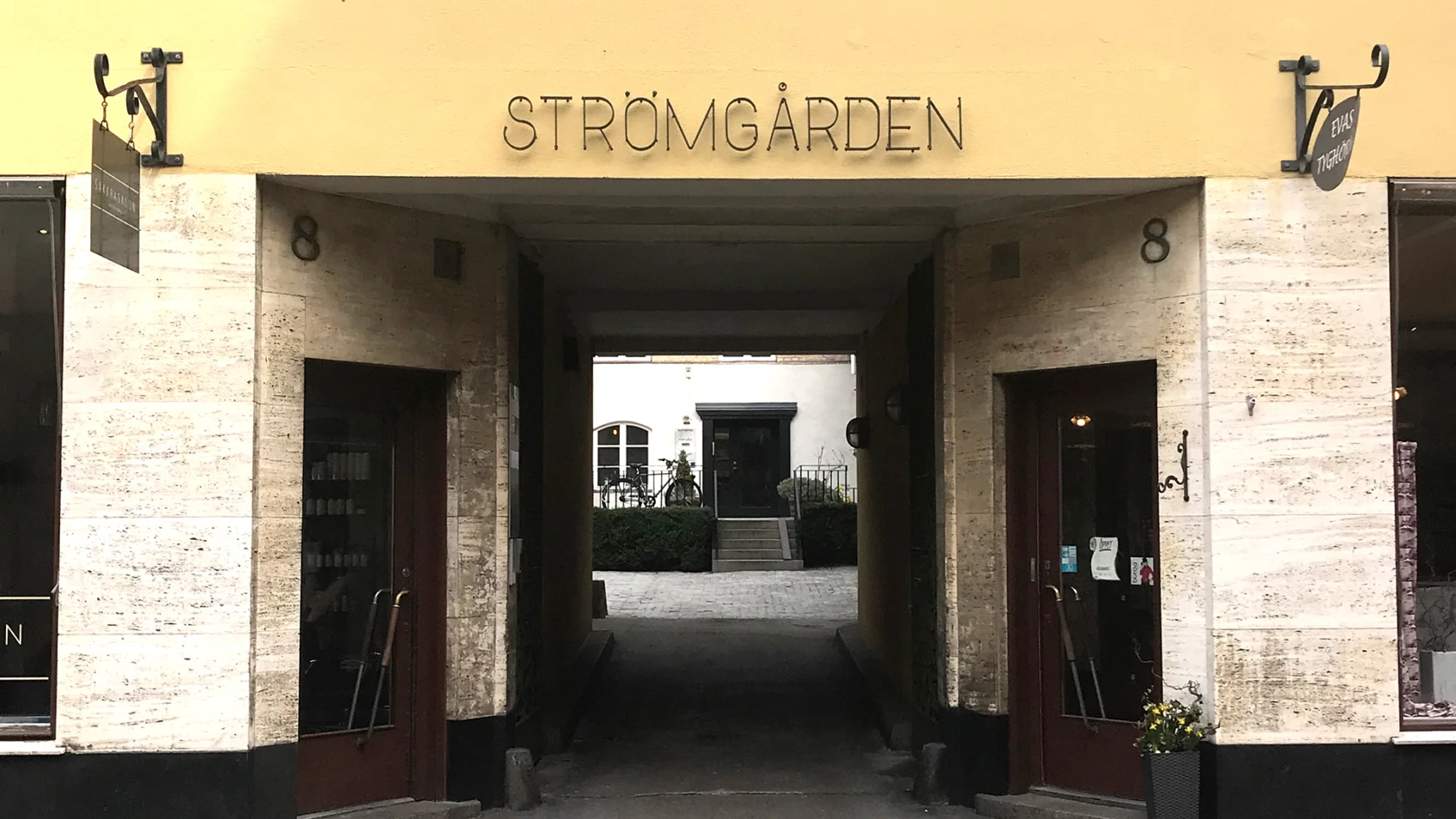 Så här kan en skylt som friliggande bokstäver på fasad se ut