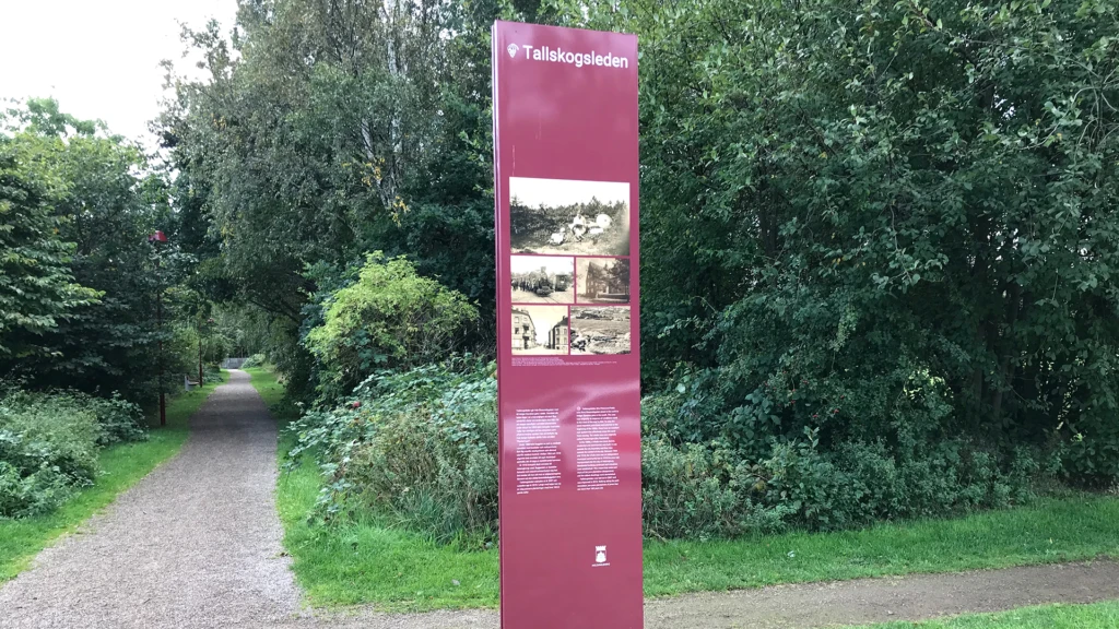 Exempel på informationstavla