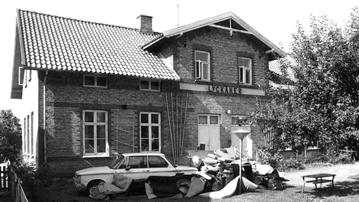 Gamla småskolan i Lyckåker. Foto 1991.