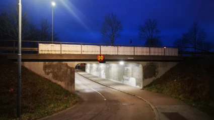 Gång- och cykeltunnel som ska målas sommaren 2020.