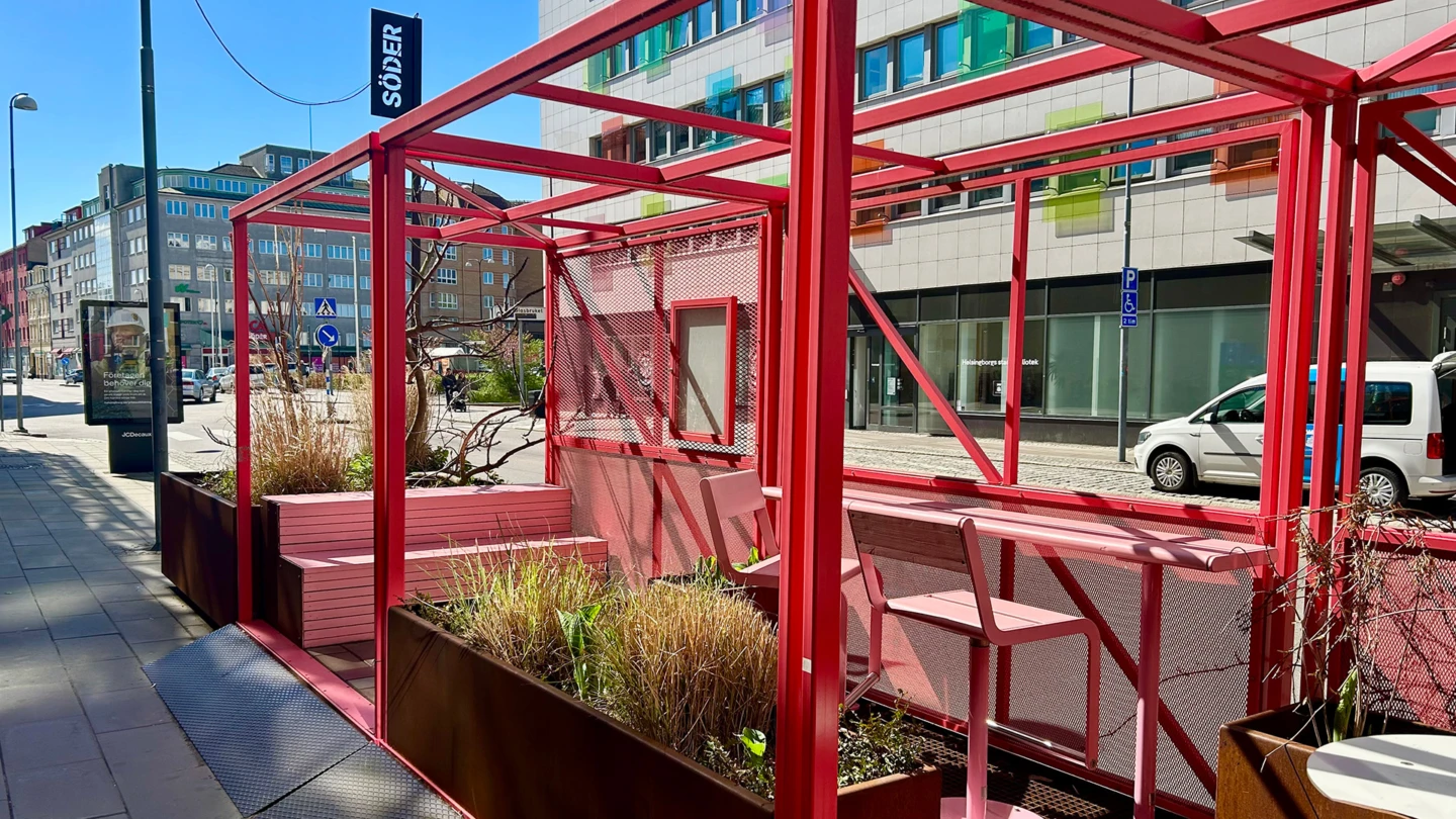 Miniparken på Carl Krooks gata