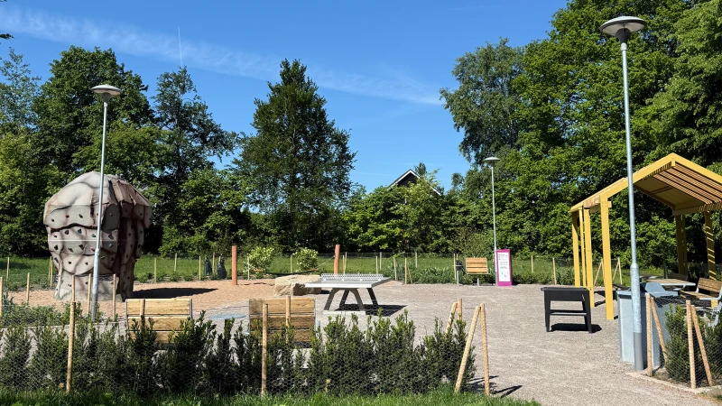 Mötesplats i Hagaparken i Påarp.