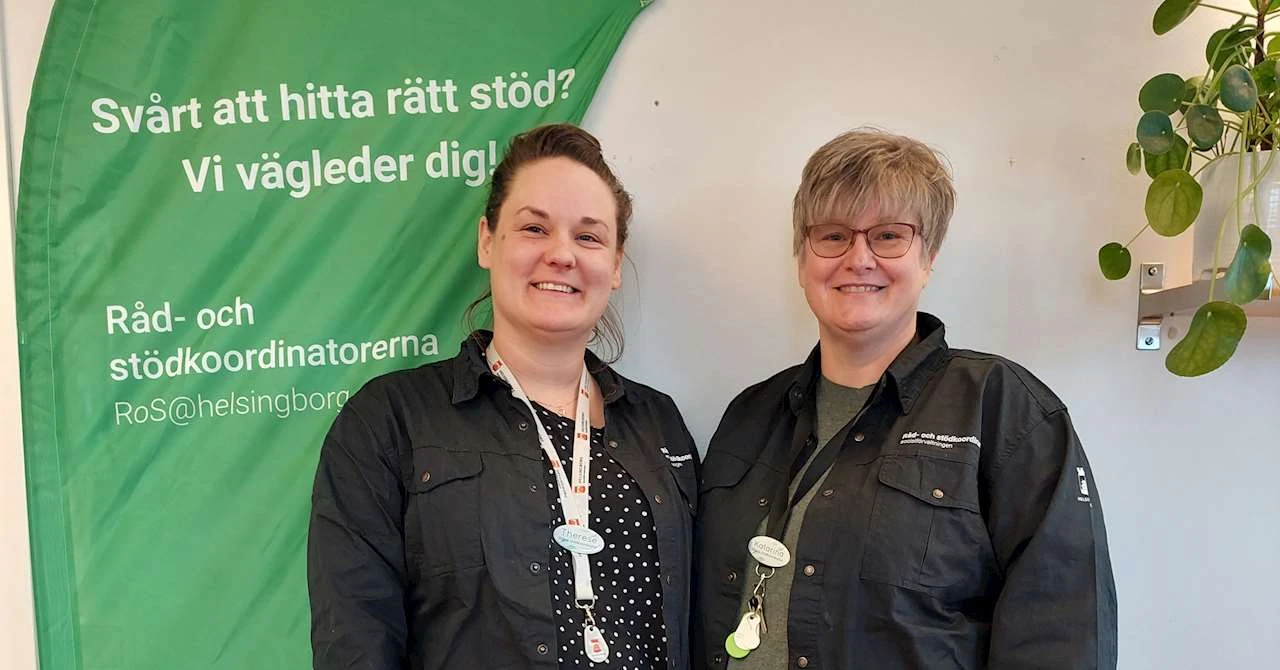 Råd och stödkoordinatorerna Therese och Katarina