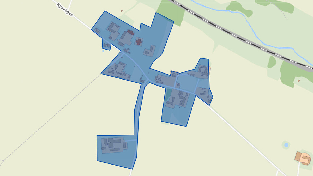 Karta bevarandeprogramområde Kvistofta