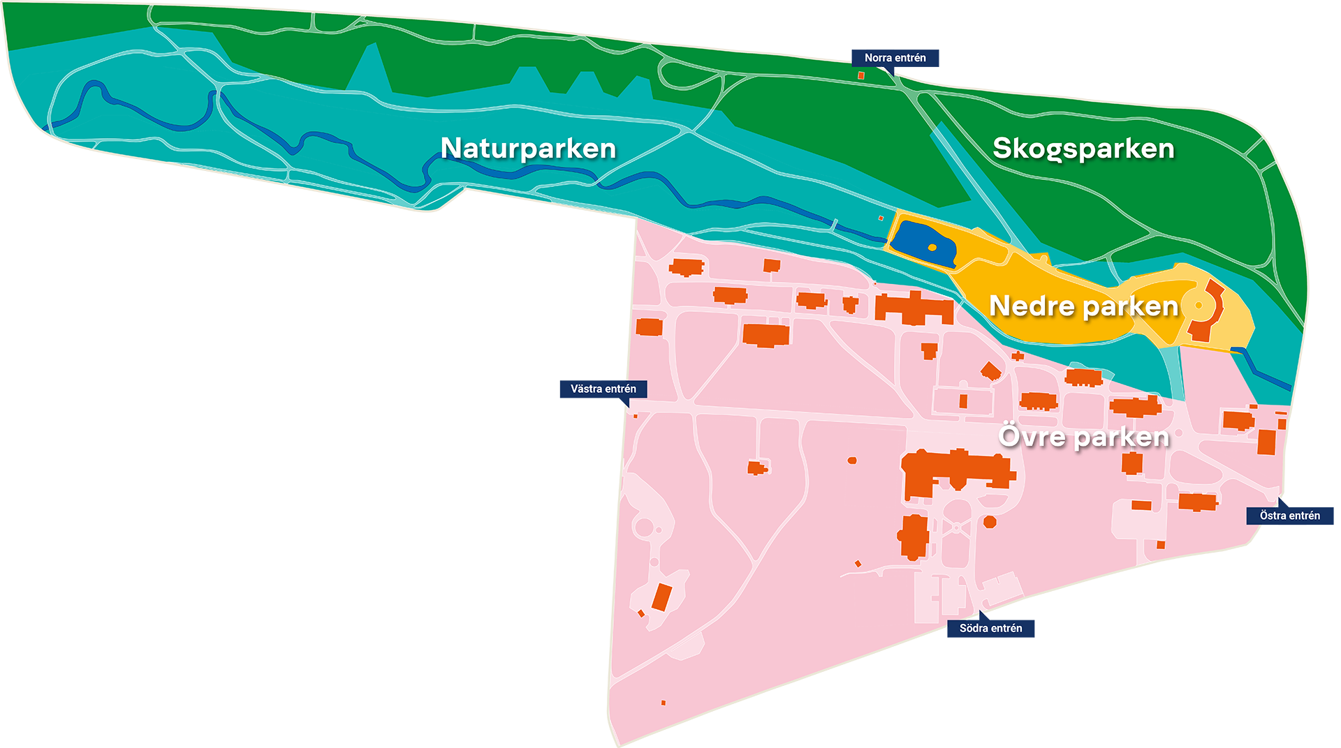 Karta indelning Ramlösa brunnspark