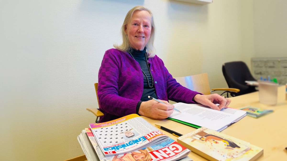 Britt-Marie Linde är volontär i Helsingborgs stad