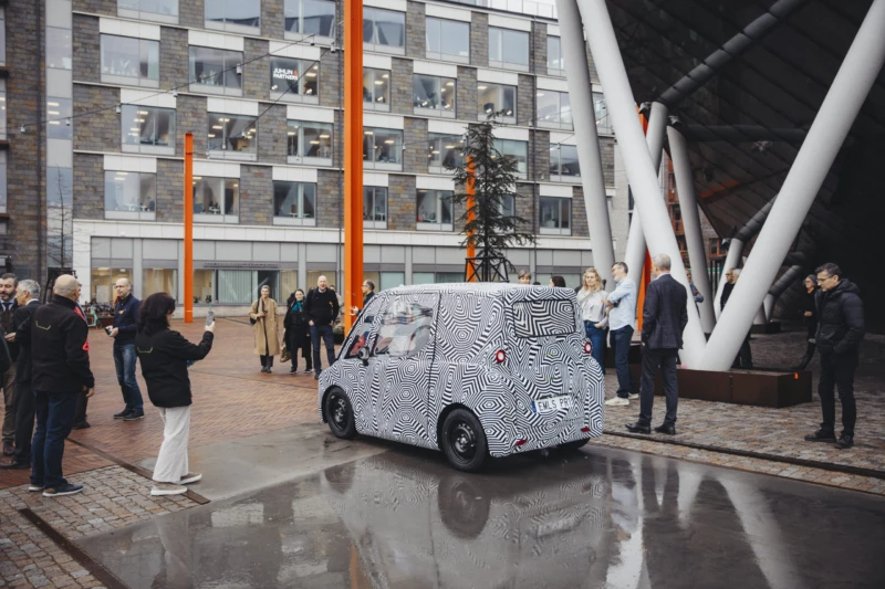 e-Miles on site in Helsingborg in connection with the inauguration of Parken, the city’s new Centre for Innovation.