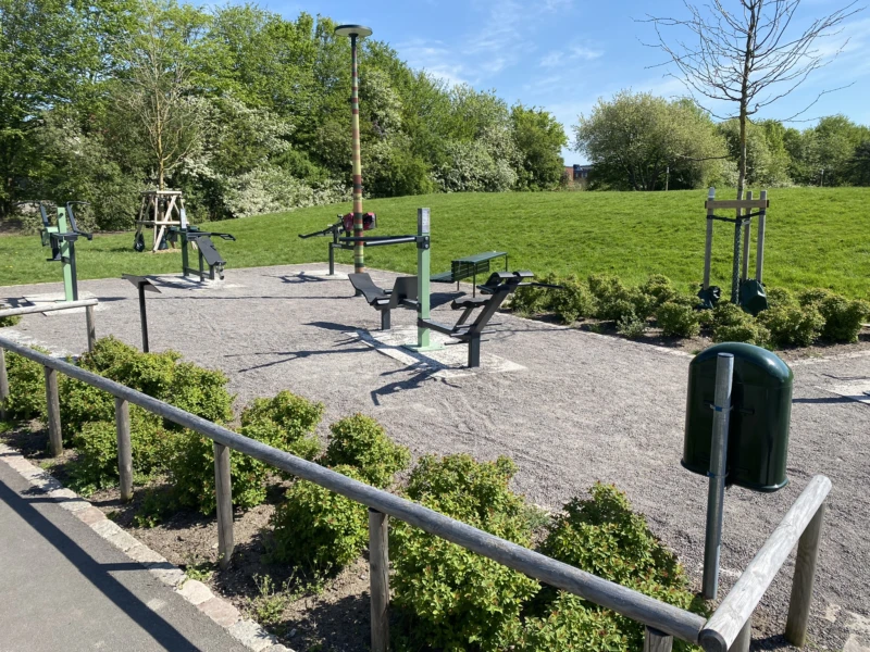 Utegym på Adolfsberg.