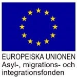 Europeiska unionen Asyl- migrations- och integrationsfondens logotyp