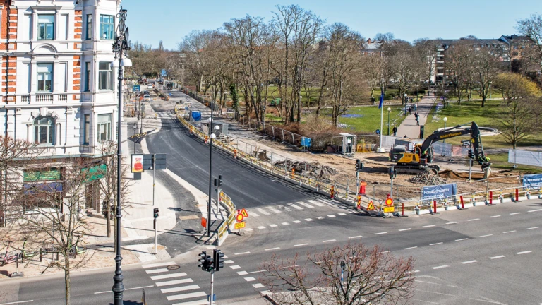 Trädgårdsgatan, mars 2025
