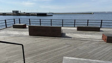 Skjutbara soffor i Oceanhamnen