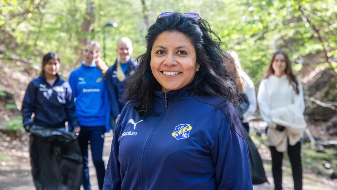 Skräpplockare från Eskilsminne