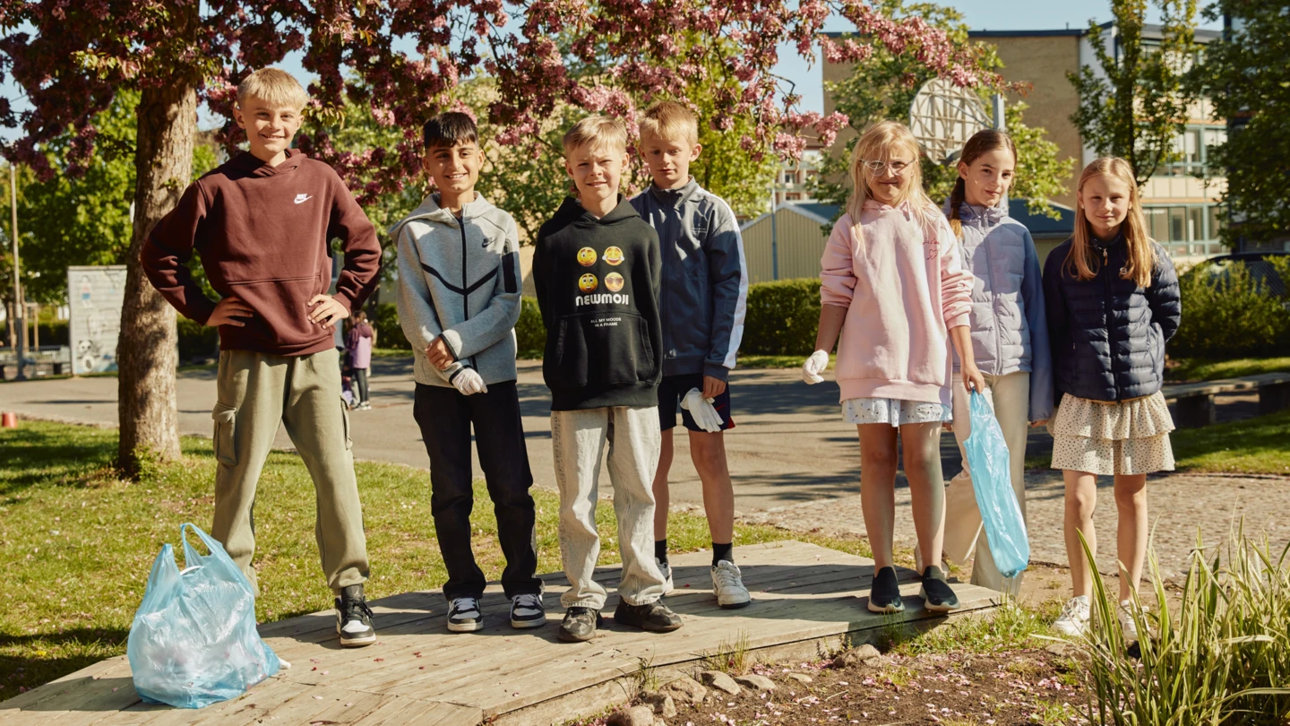 Vårstädning, Ringstorpsskolan