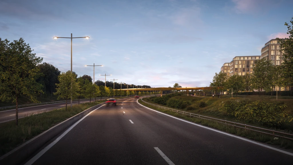 Visionsbild 2, förslaget Böljan