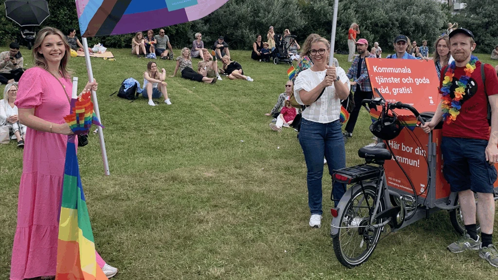 Staden medverkar i Prideparaden