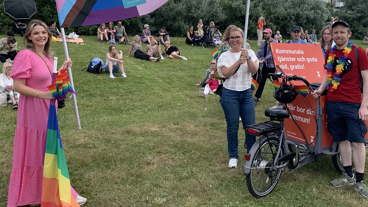 Staden medverkar i Prideparaden