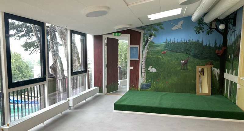 Duvungarnas förskola har sin verksamhet på Sjöcrona