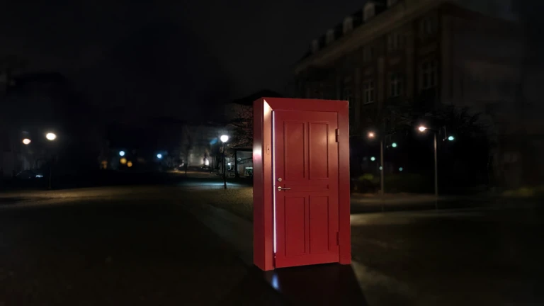 Dörren, ett av ljusverken under Drömljus