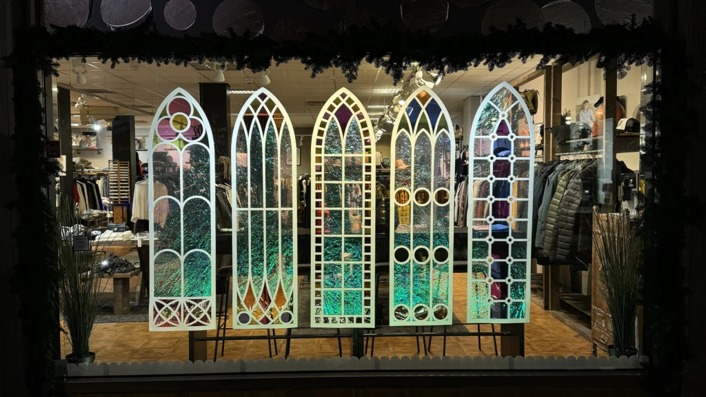 Drömmarnas fönster, ett av ljusverken under Drömljus