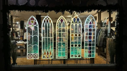 Drömmarnas fönster, ett av ljusverken under Drömljus