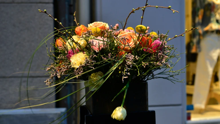 Blomsterdrömmar, ett av ljusverken under Drömljus