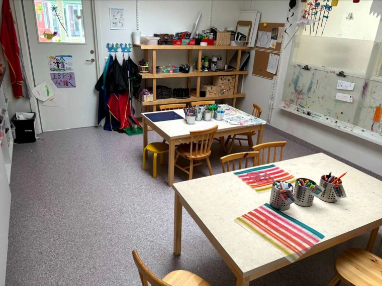 Foto på Ateljen på Ättekulla förskola.
