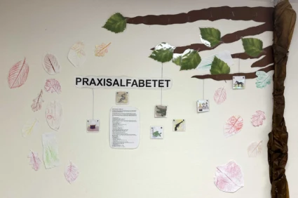 Foto på exempel Praxisalfabetet, Blidögatans förskola