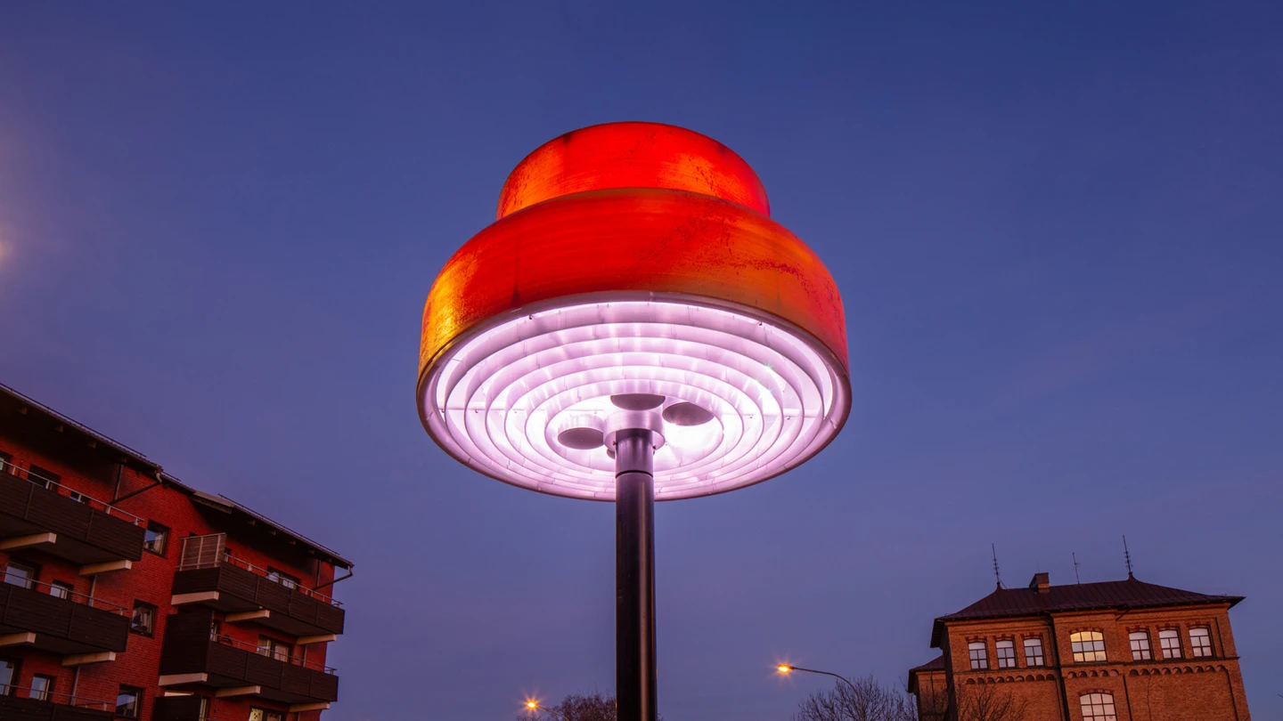 Bumlingen, ett av ljusverken under Drömljus