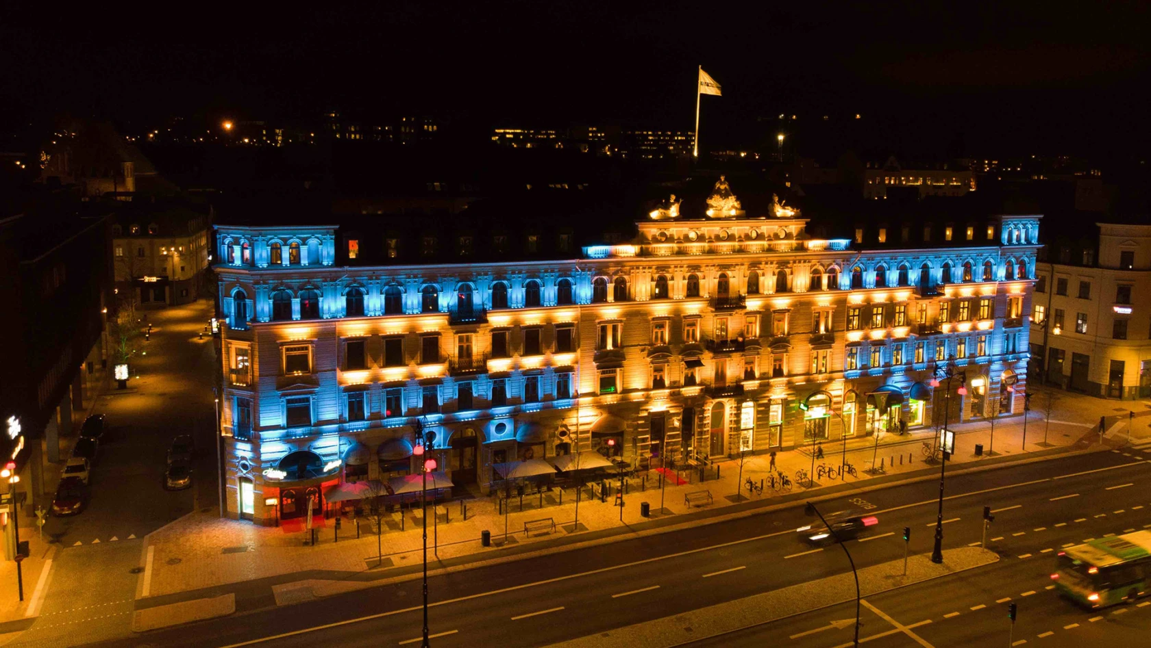 Svea House, ett av ljusverken under Drömljus