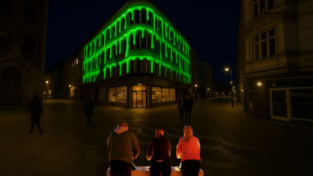 Slime Battle, ett av ljusverken under Drömljus