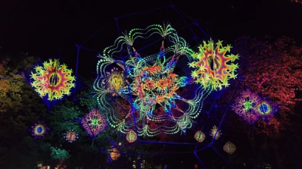 Enchanted Park, ett av ljusverken under Drömljus