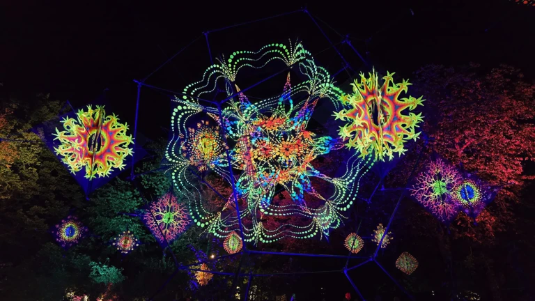 Enchanted Park, ett av ljusverken under Drömljus