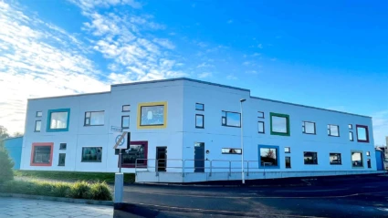 Vintergatans förskola, vy från gatan. Foto: Förskolan 2024