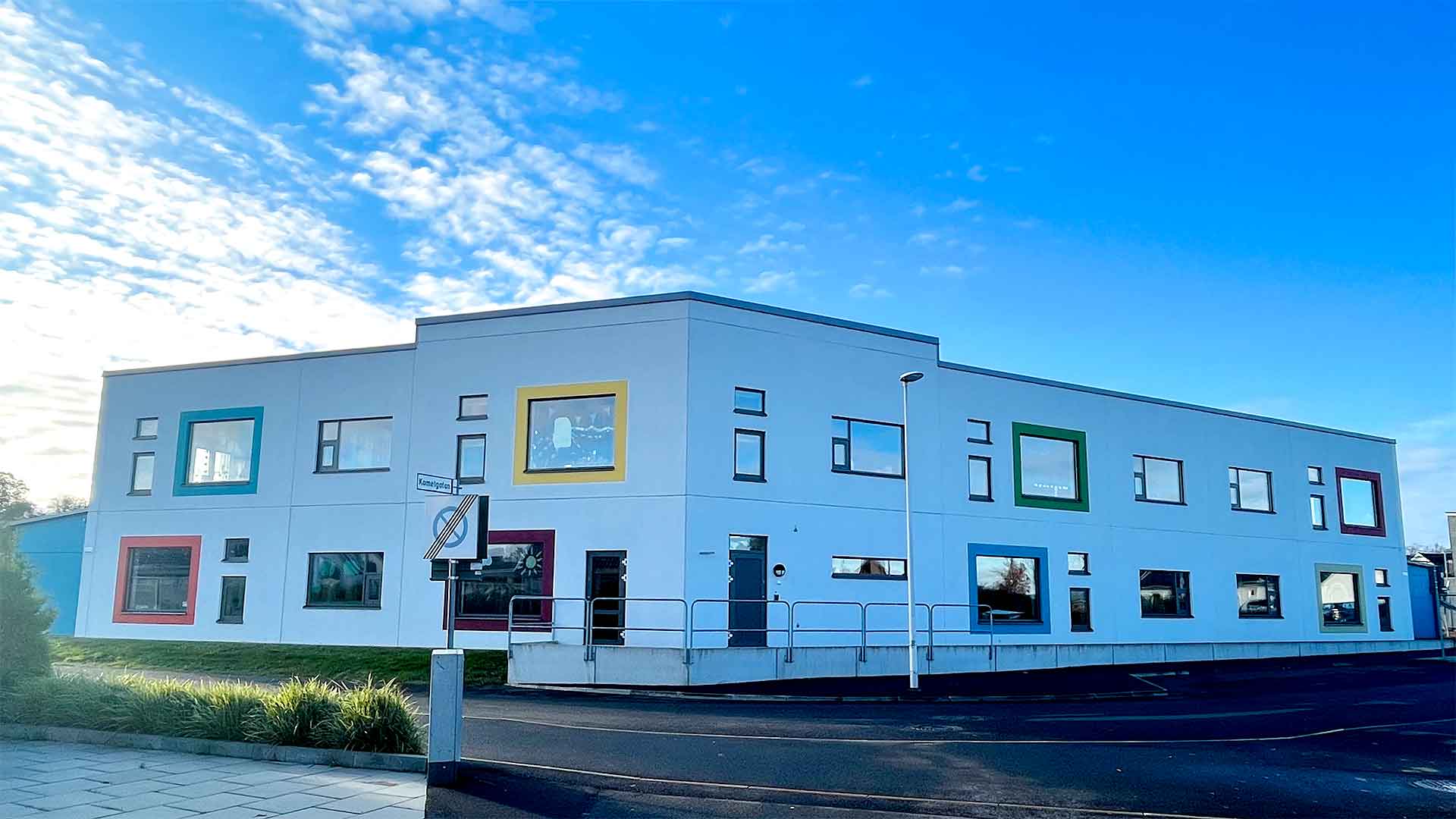 Vintergatans förskola, vy från gatan. Foto: Förskolan 2024