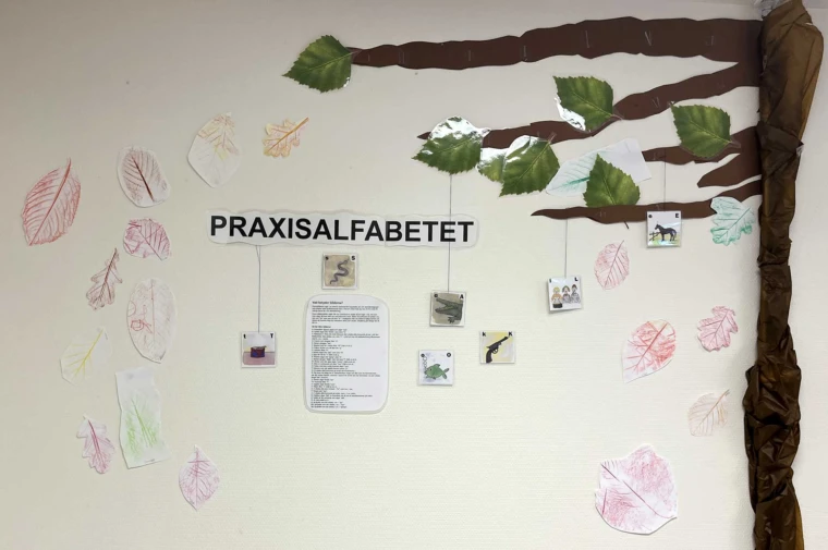 Foto på exempel Praxisalfabetet, Blidögatans förskola