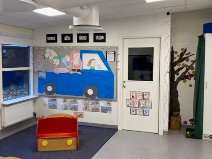 Innemiljö på Salladsgatans förskola. Foto: förskolan 2024