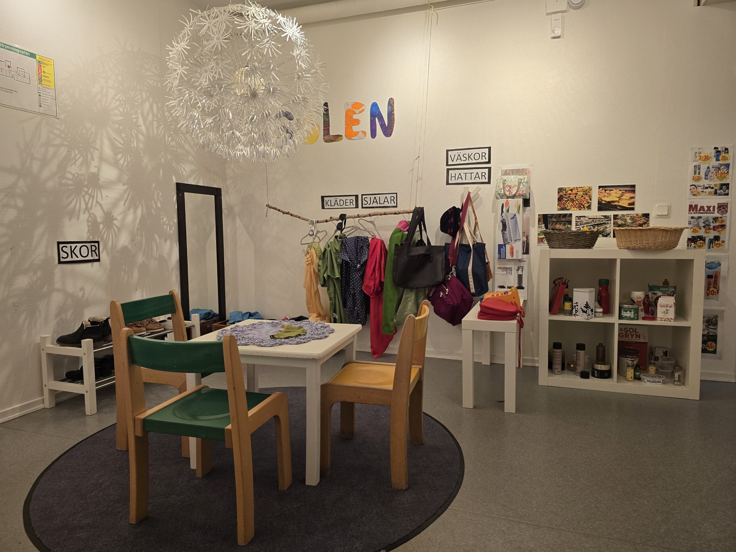 Innemiljö på Traktörsgatans förskola. Foto: förskolan 2024